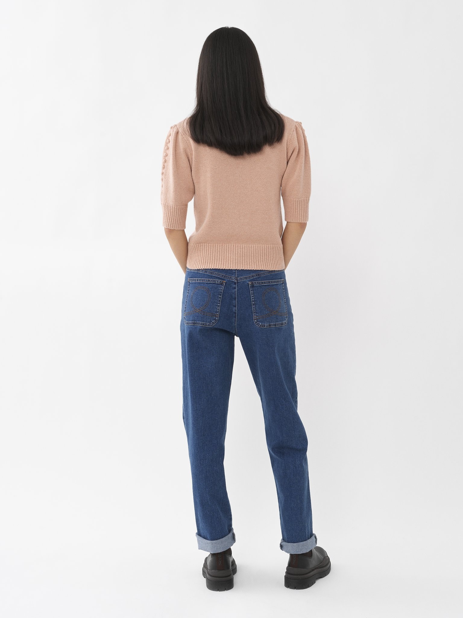 BUBBLE STITCH KNIT TOP - 5