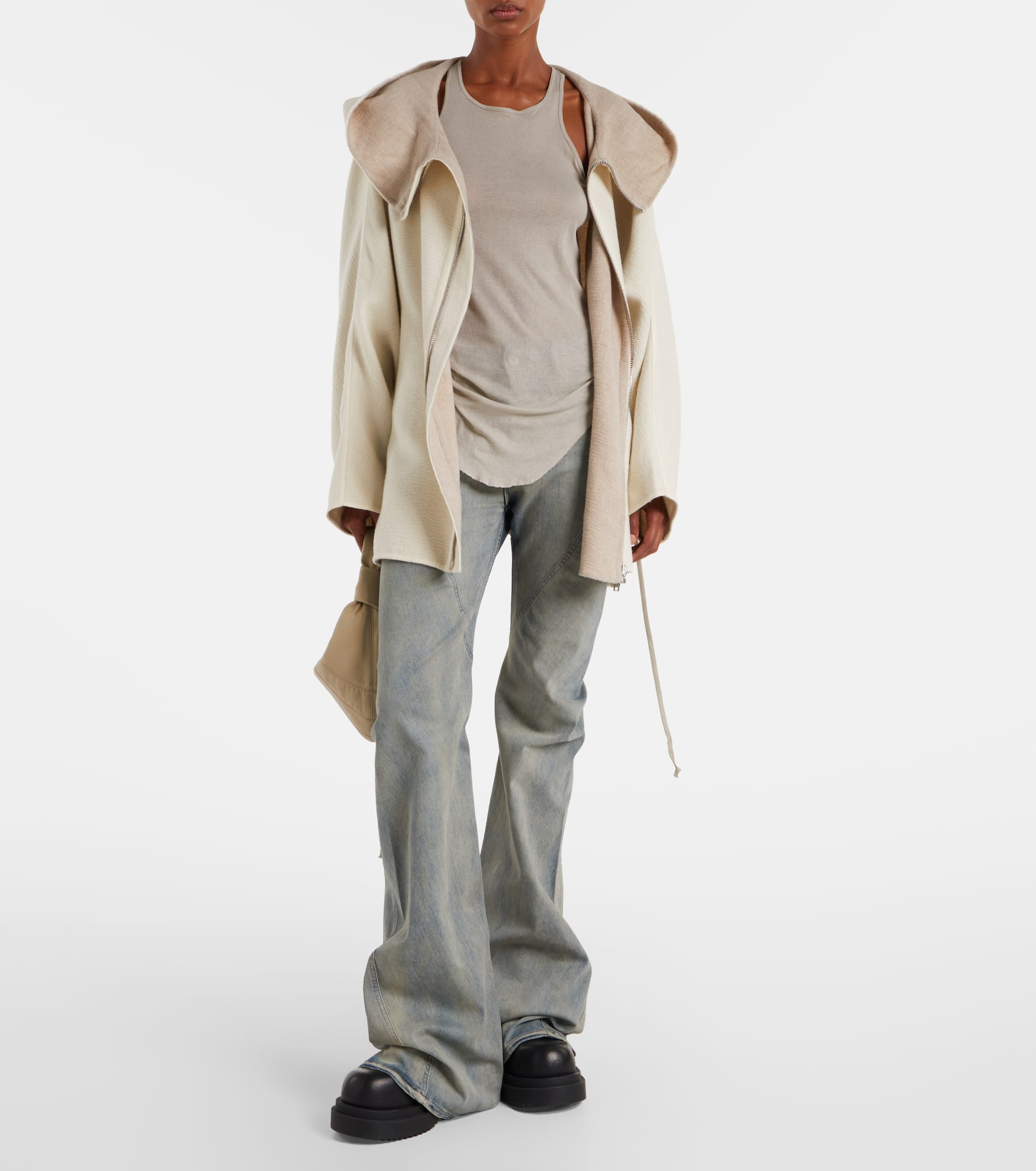 Camel and wool jacket - 2