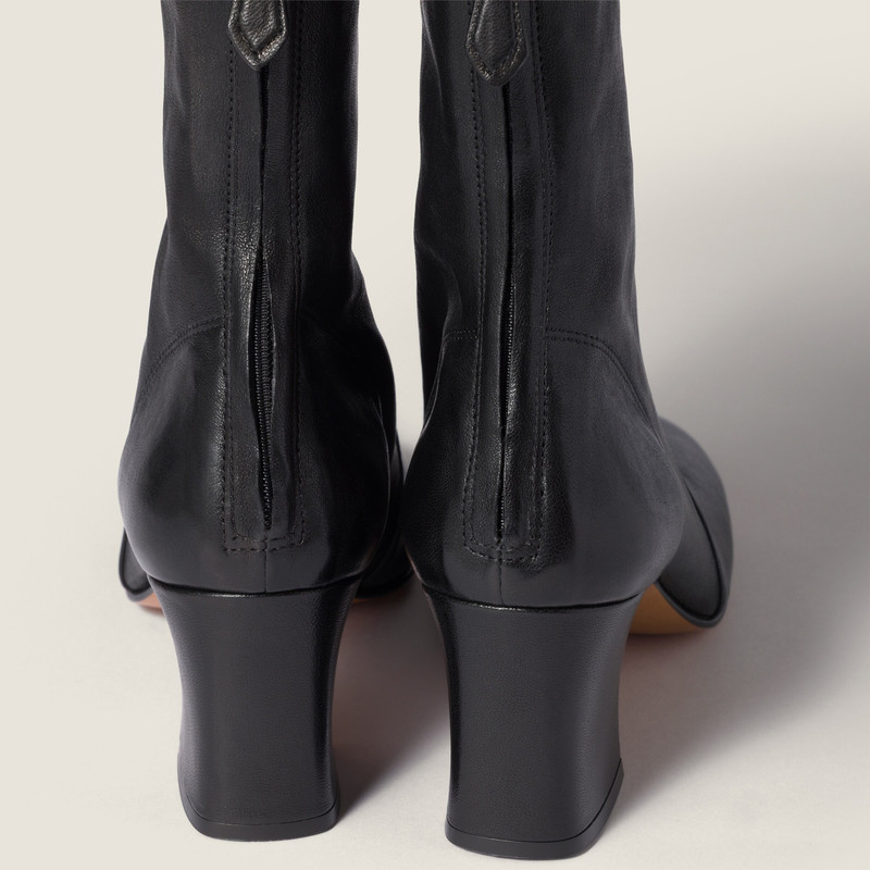 Miu Miu Nappa leather booties outlook