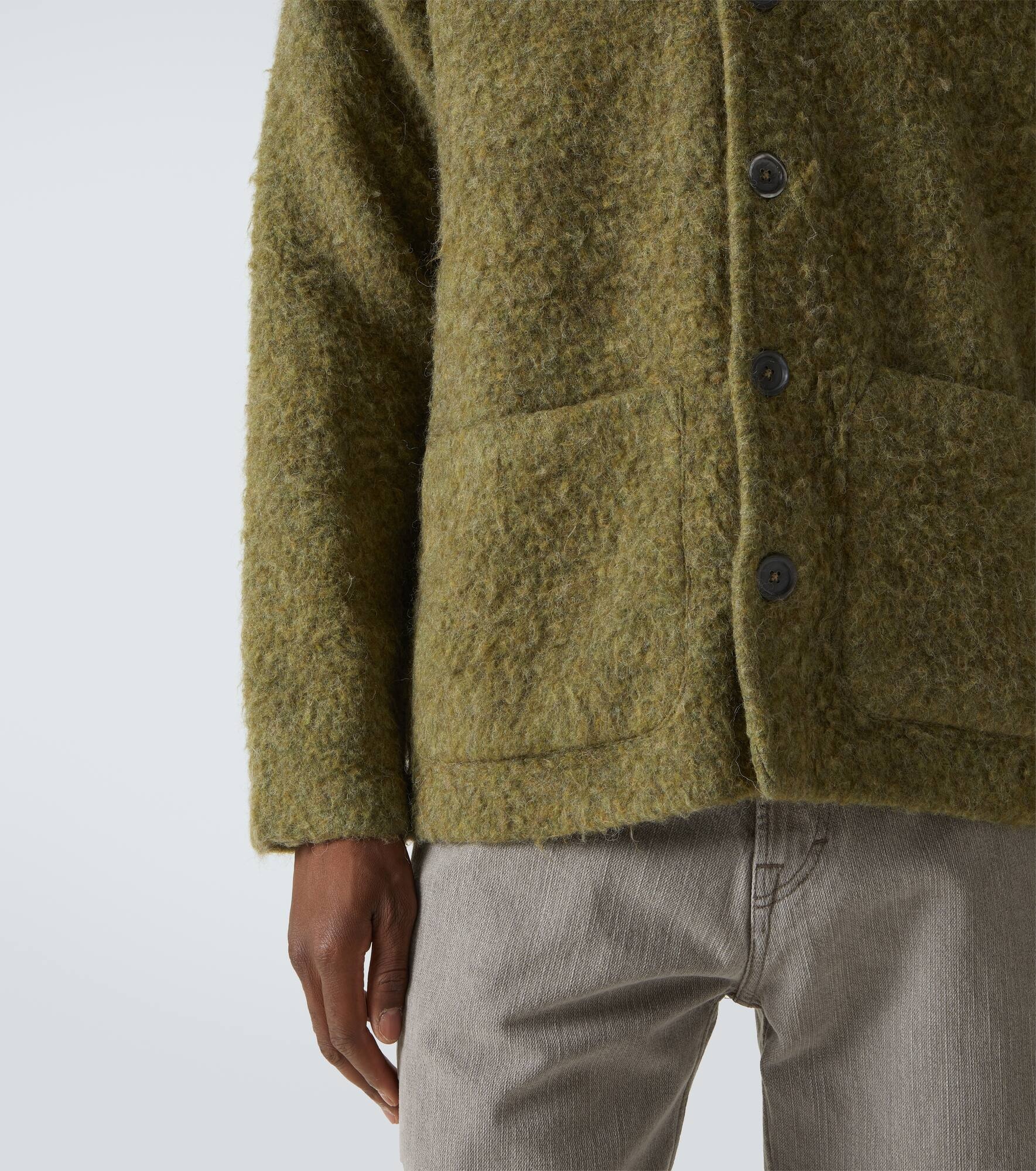 Brushed cardigan - 6