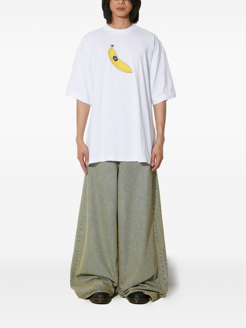 VETEMENTS faded wide-leg jeans outlook