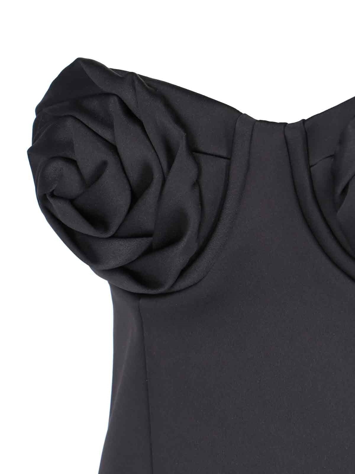 "THE SATIN ROSE CORSETTE" CROP TOP - 3