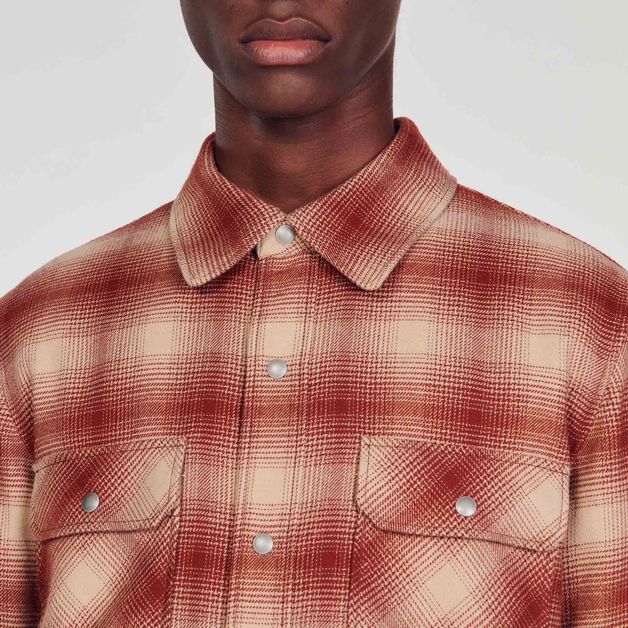 CHECK JACKET - 4