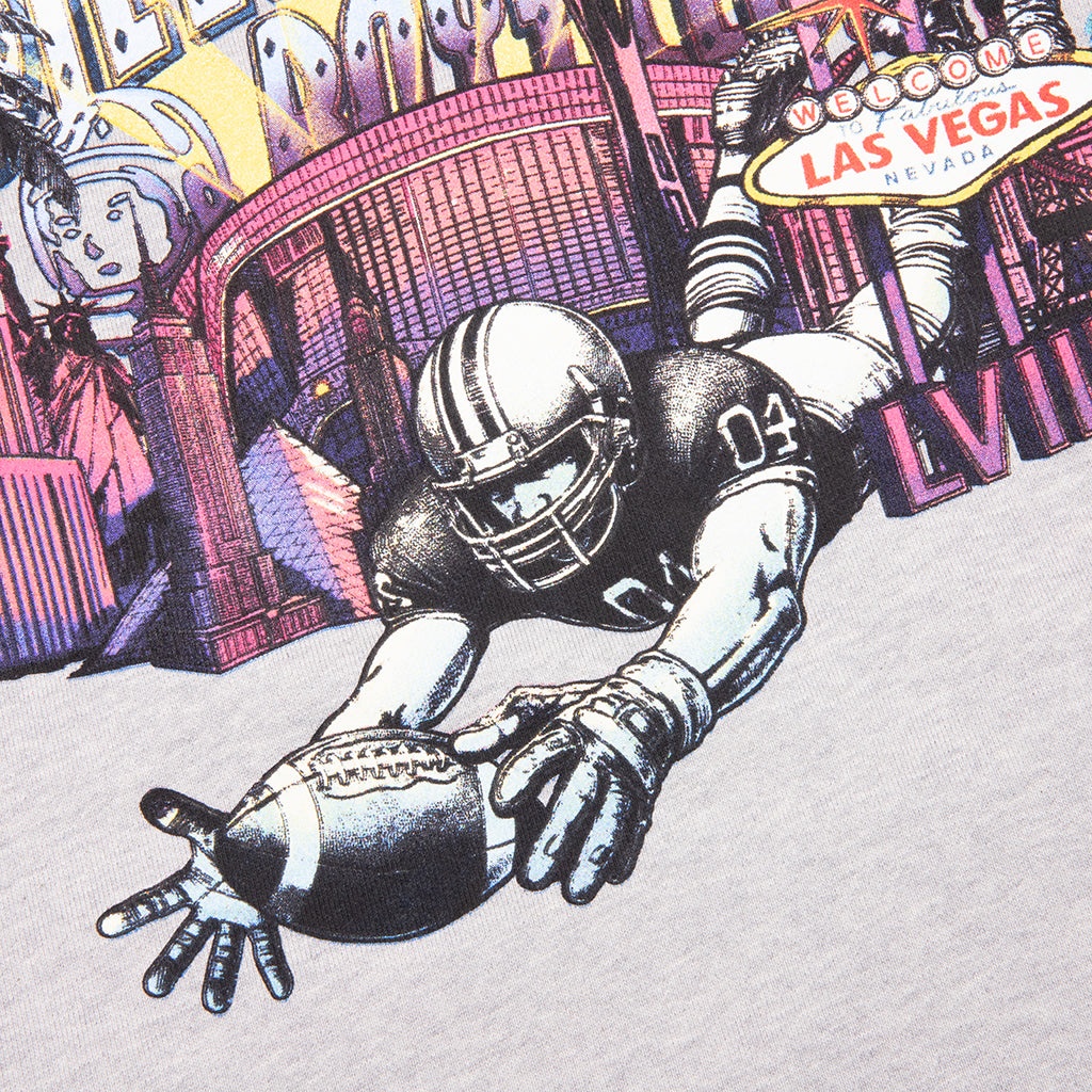 FEATURE X BILLIONAIRE BOYS CLUB STADIUM HOODIE - HEATHER GREY - 5