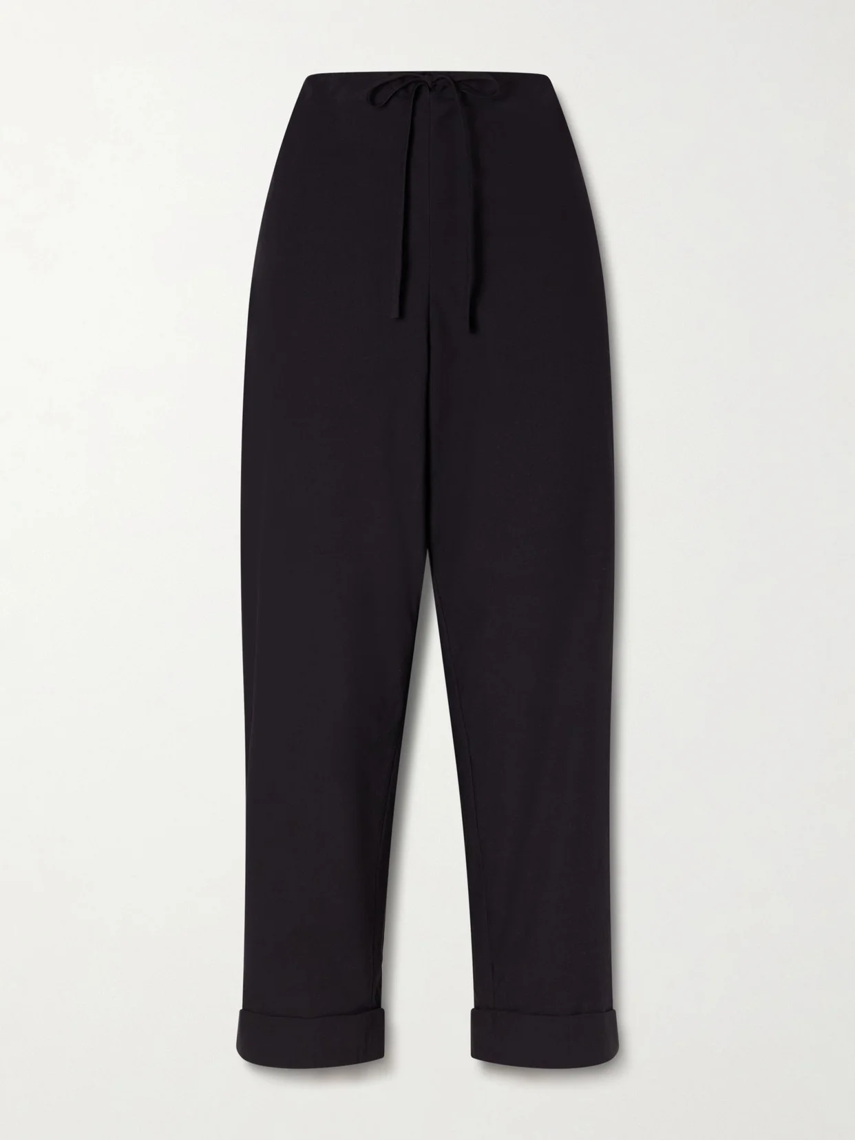 Delano Cropped Cotton Wide-leg Pants - 1