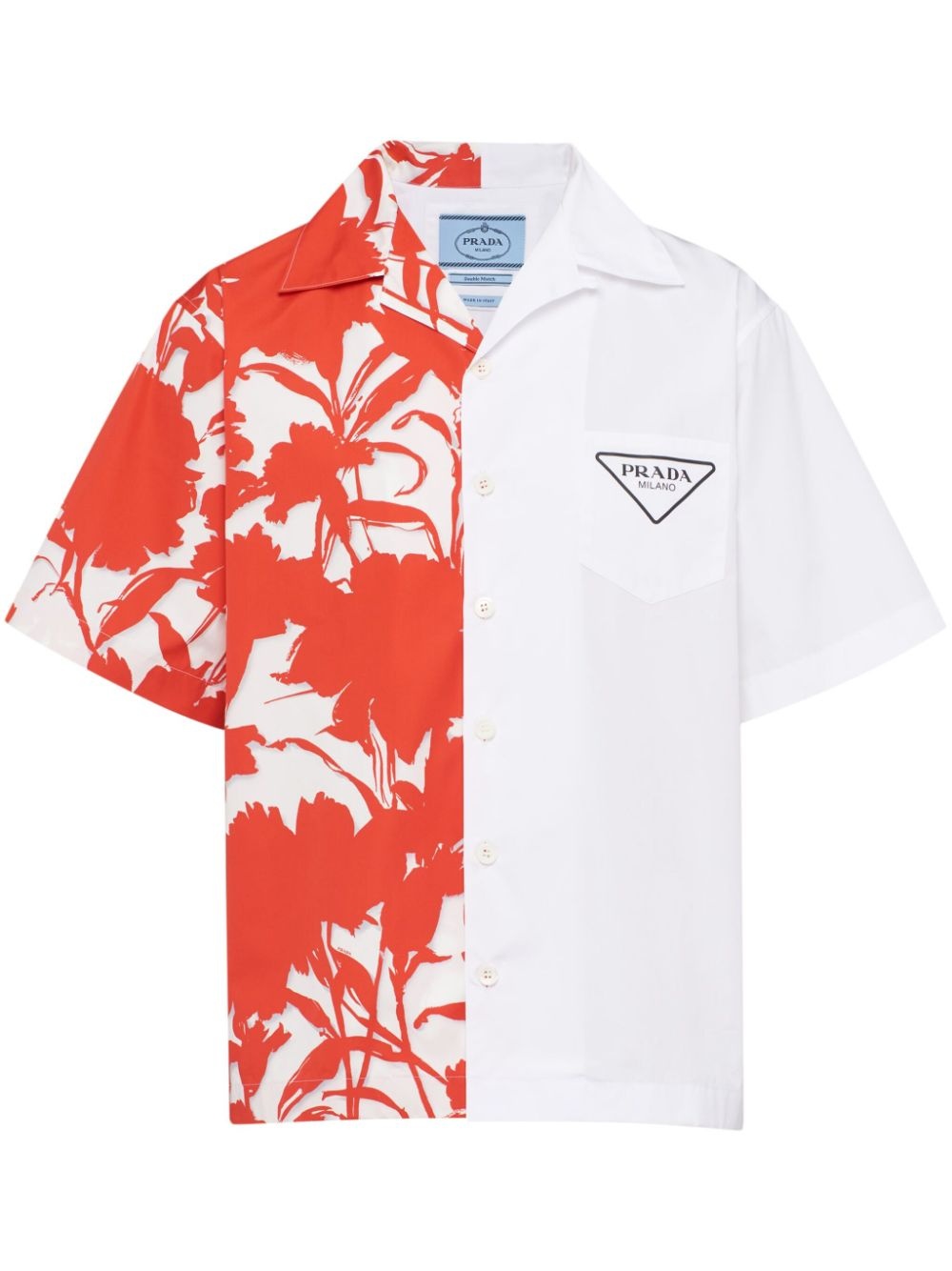 logo-print short-sleeve shirt - 1