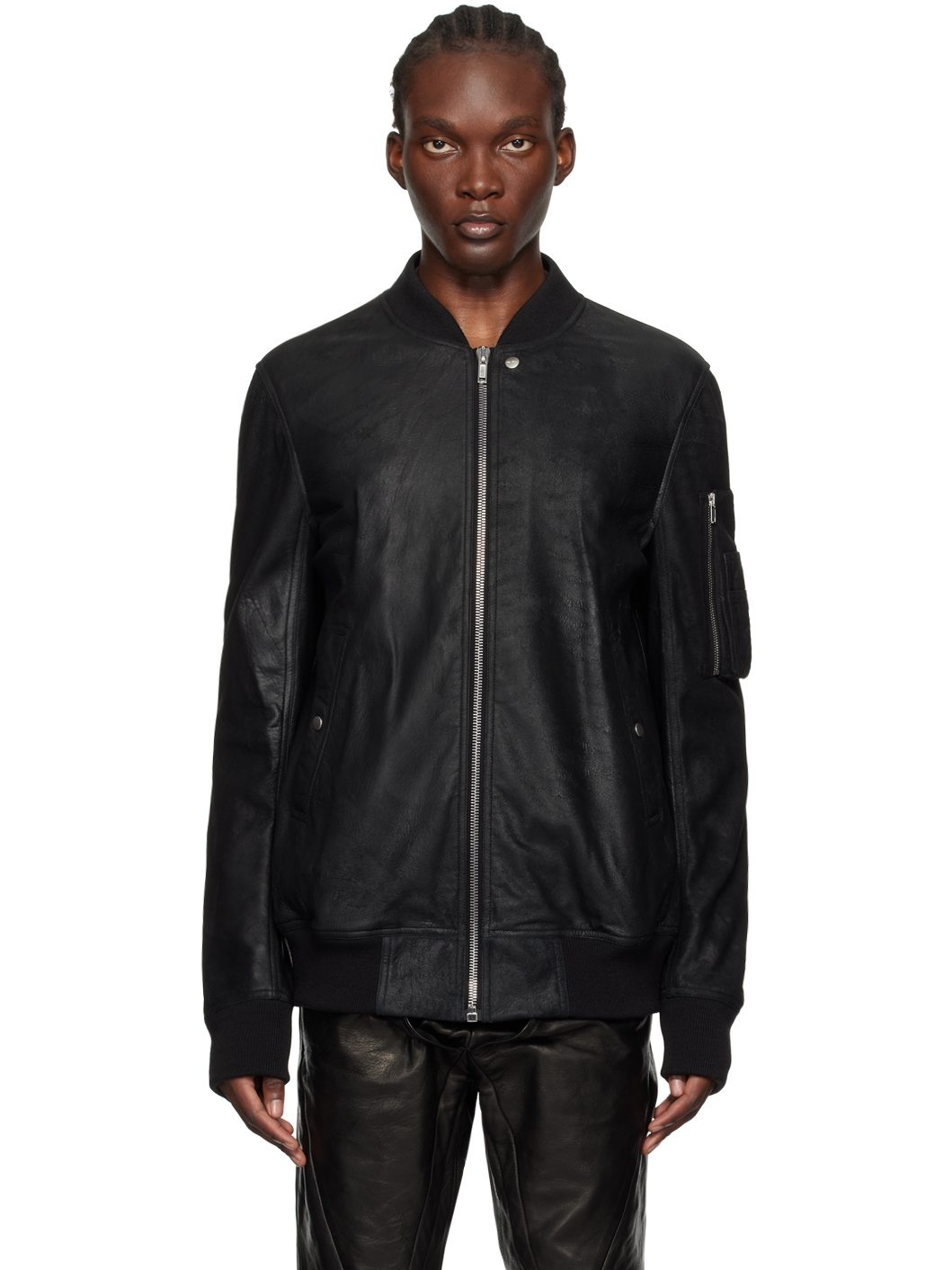 Ssense leather jacket store