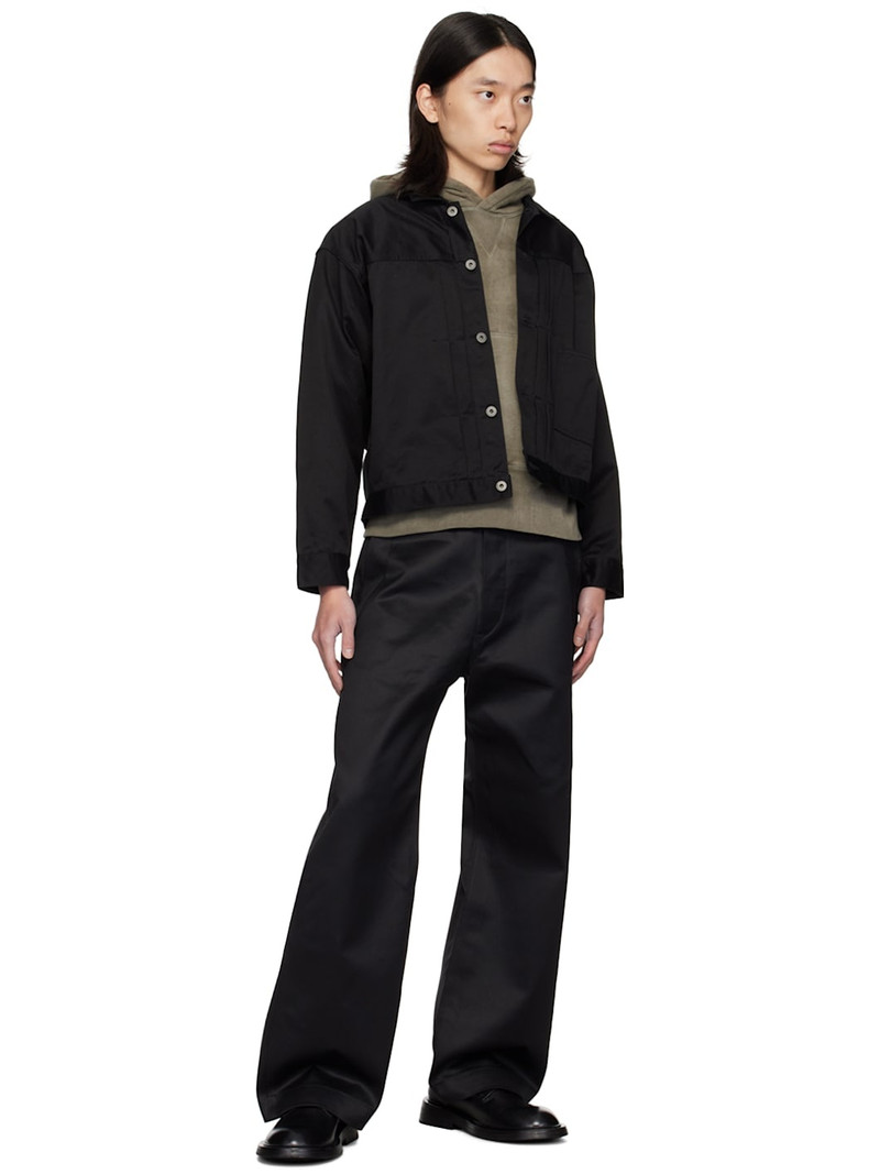 TAIGA TAKAHASHI Black Lot.309 Buckle-Backed Jacket outlook