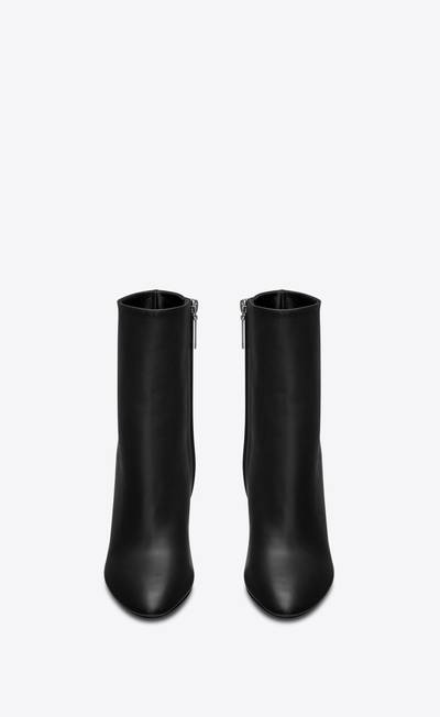 SAINT LAURENT lou ankle boots in leather outlook