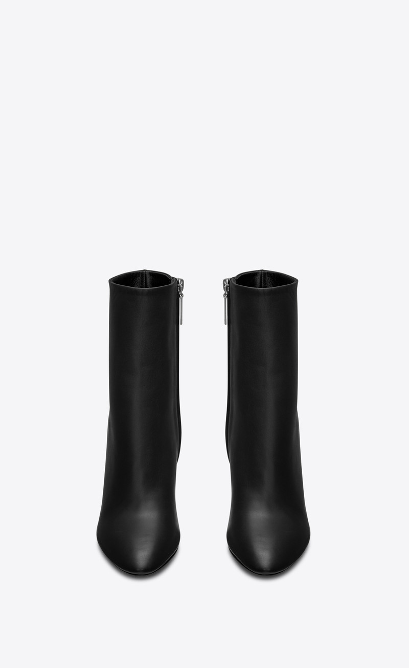 SAINT LAURENT lou ankle boots in leather outlook