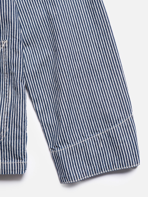 Howie Hickory Chore Jacket Blue/Offwhite - 5