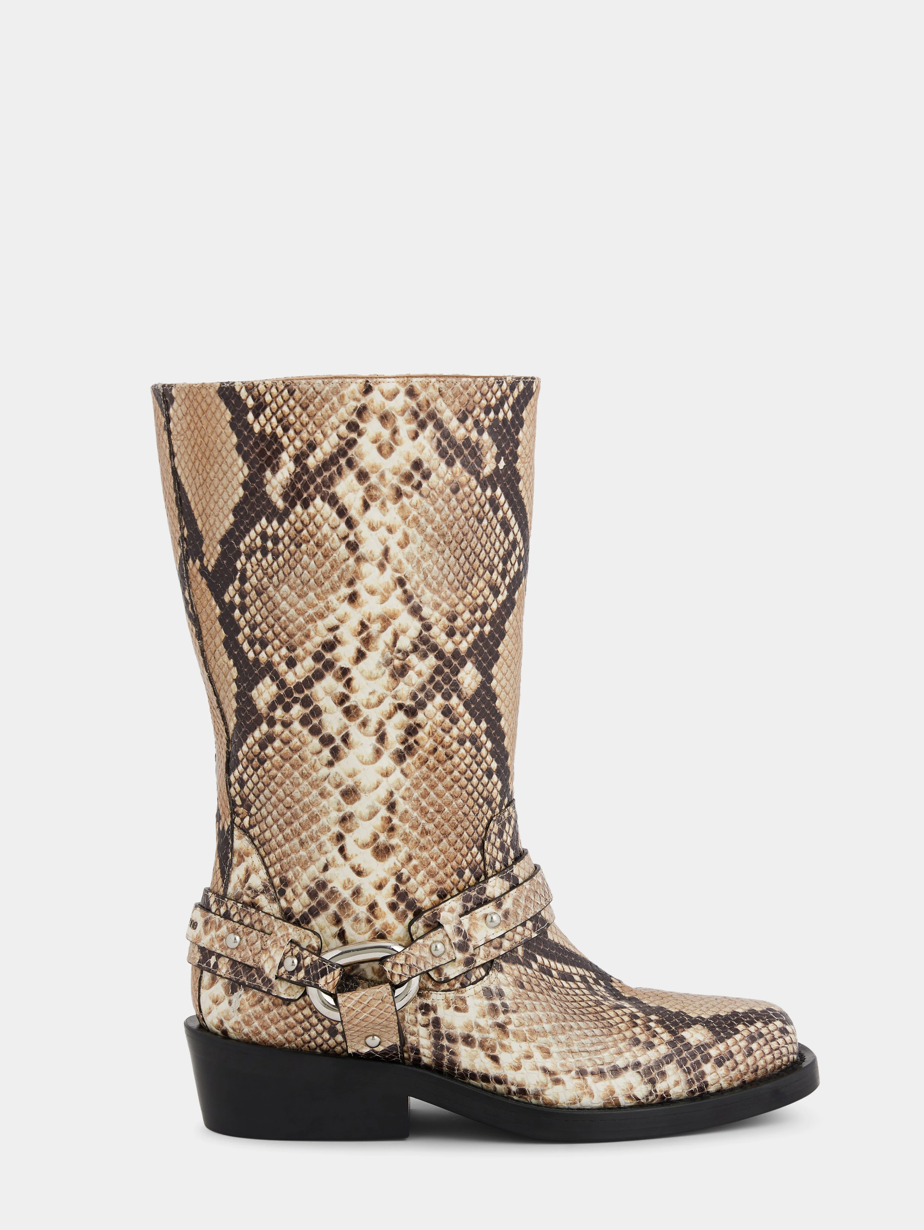 BIKER BOOTS IN LEATHER - 1