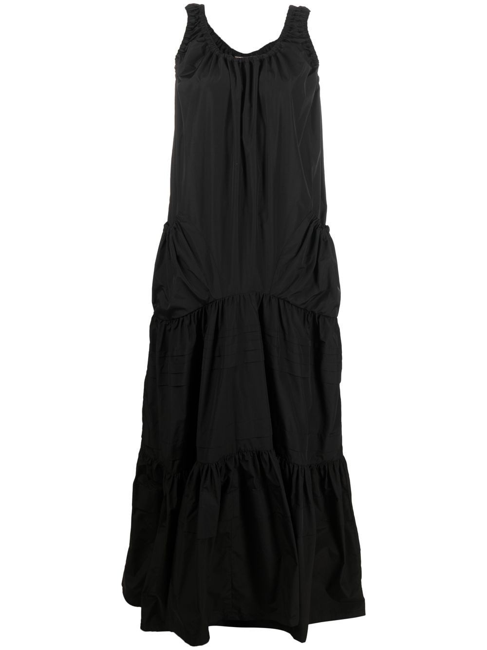 sleeveless tiered maxi dress - 1