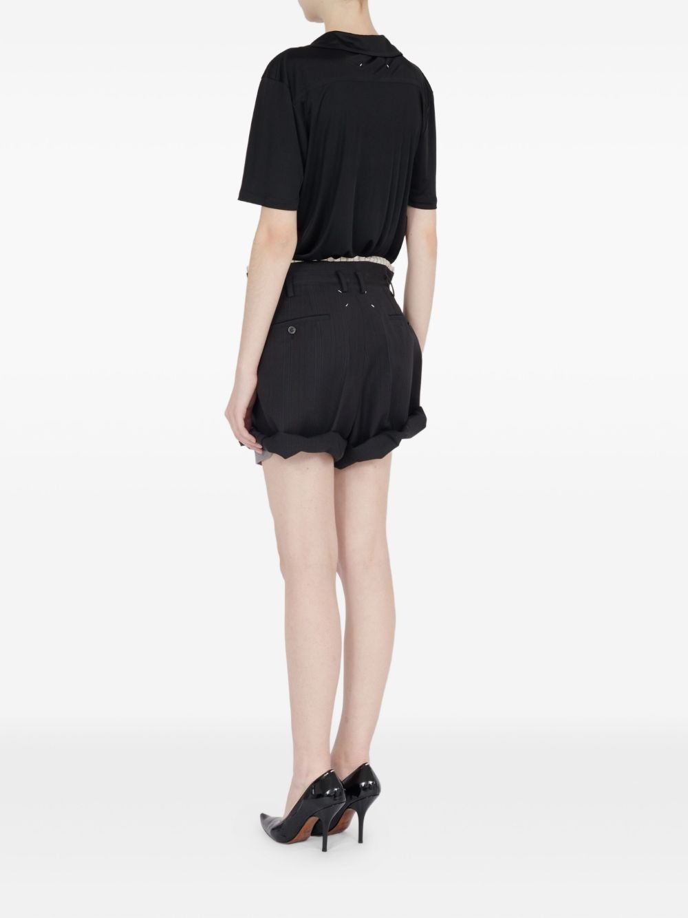 satin polo shirt - 4
