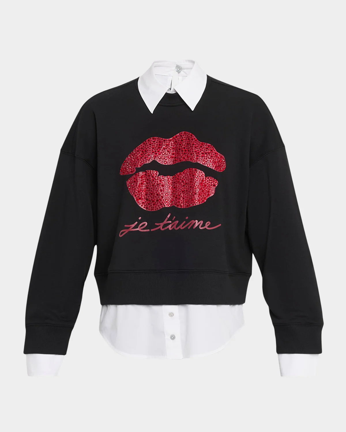 Je & apos;Taime Justina Combo Pullover - 1