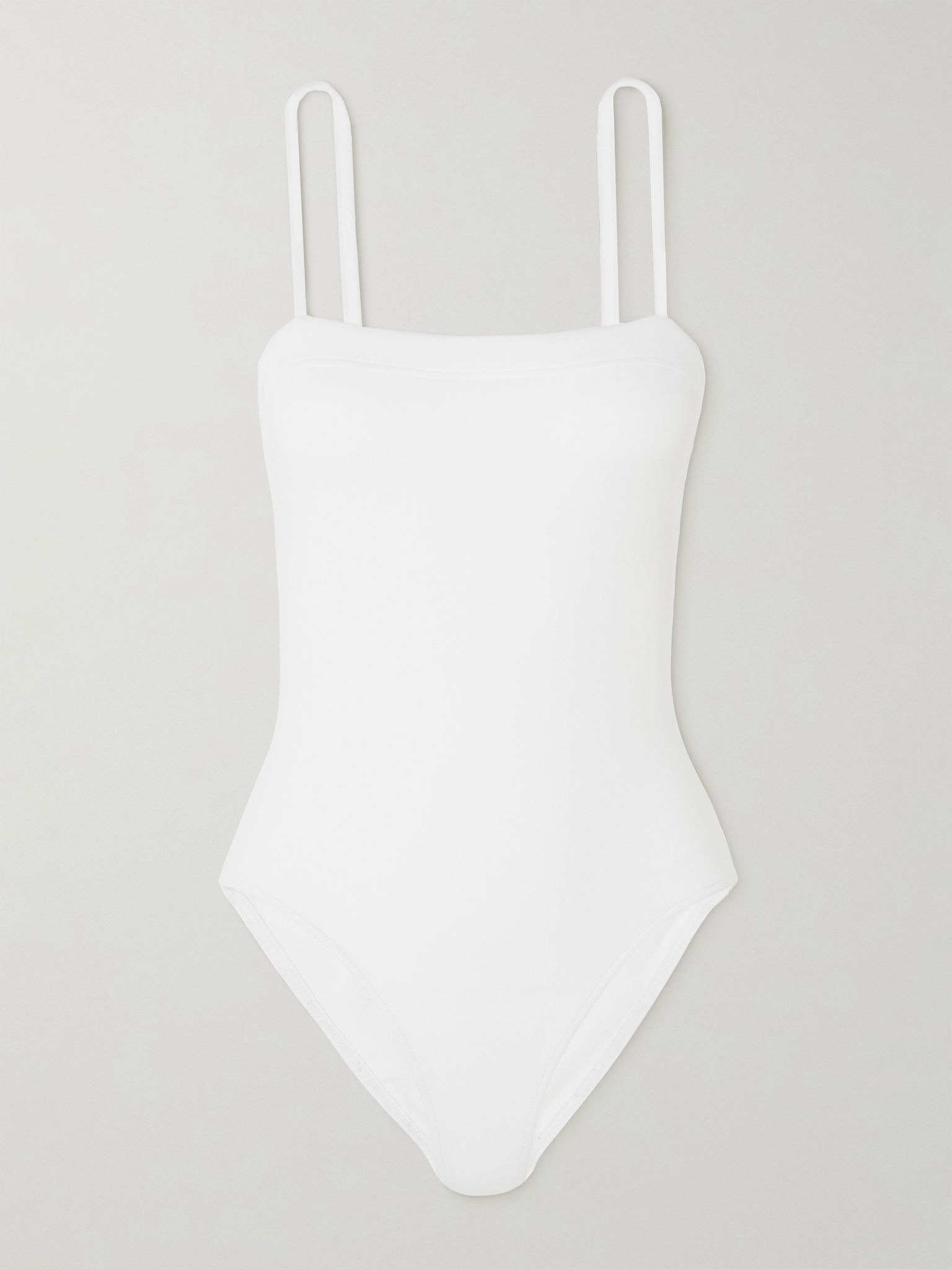 Les Essentiels Aquarelle swimsuit White - 1