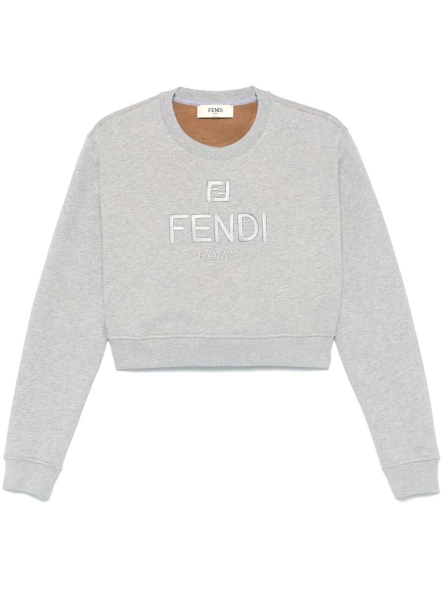 Fendi Sweaters Grey - 1