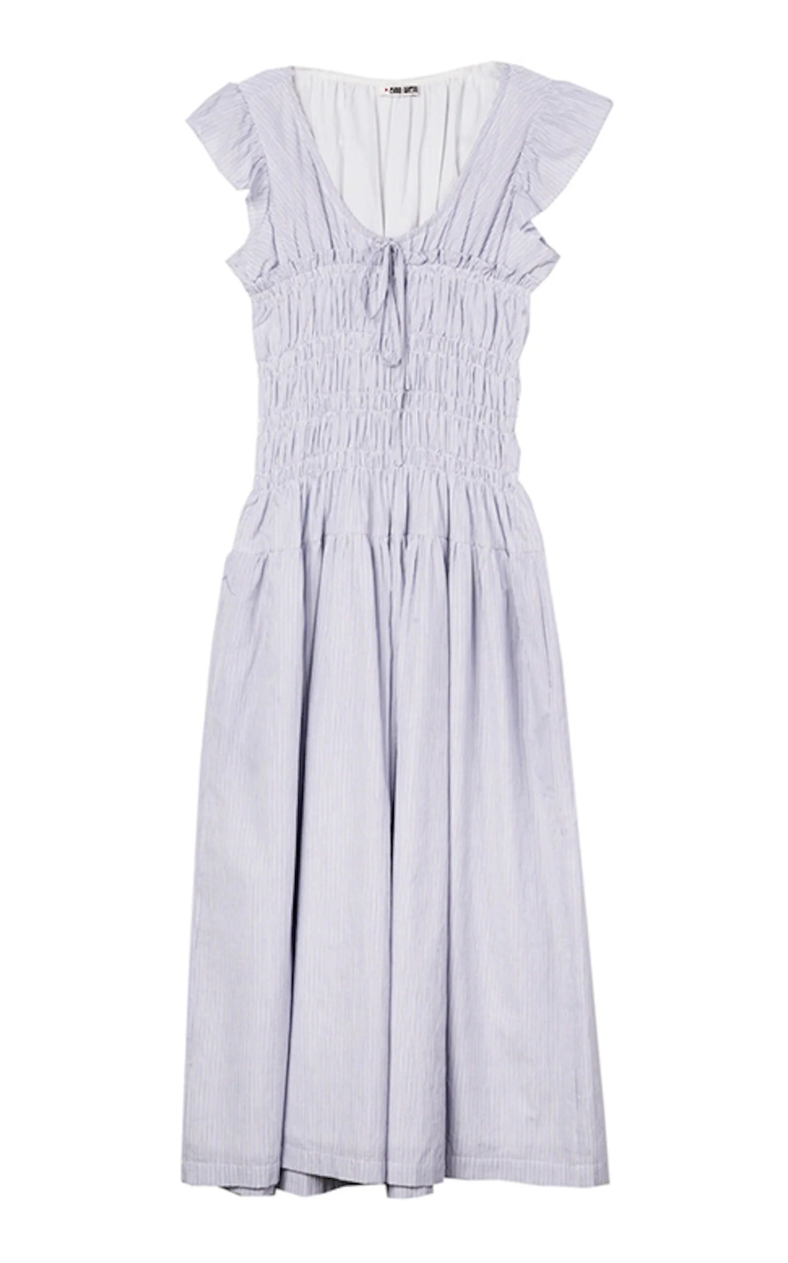 Lauretta Striped Cotton Dress blue - 1