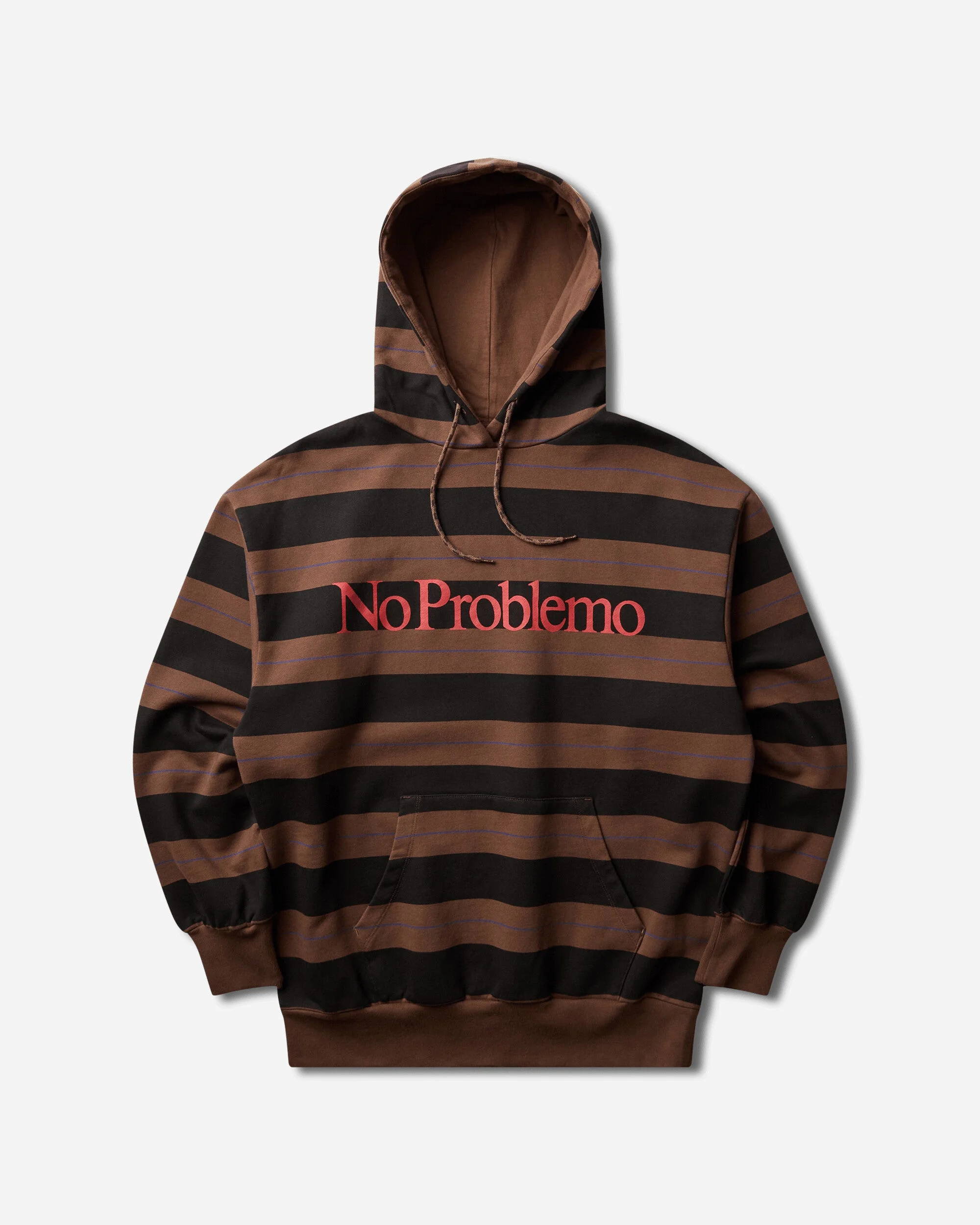 Striped Hoodie Brown - 1