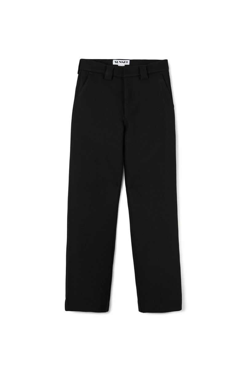 STRAIGHT TAILORED PANTS / black 1