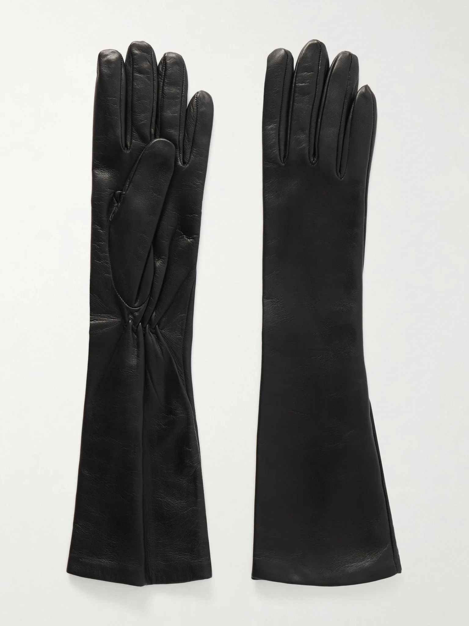 Leather gloves Black - 1