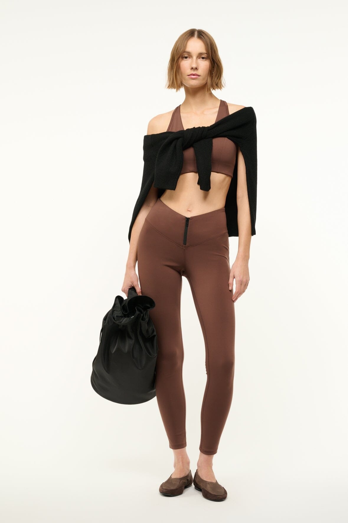 STAUD PULSE LEGGING DARK OAK - 2