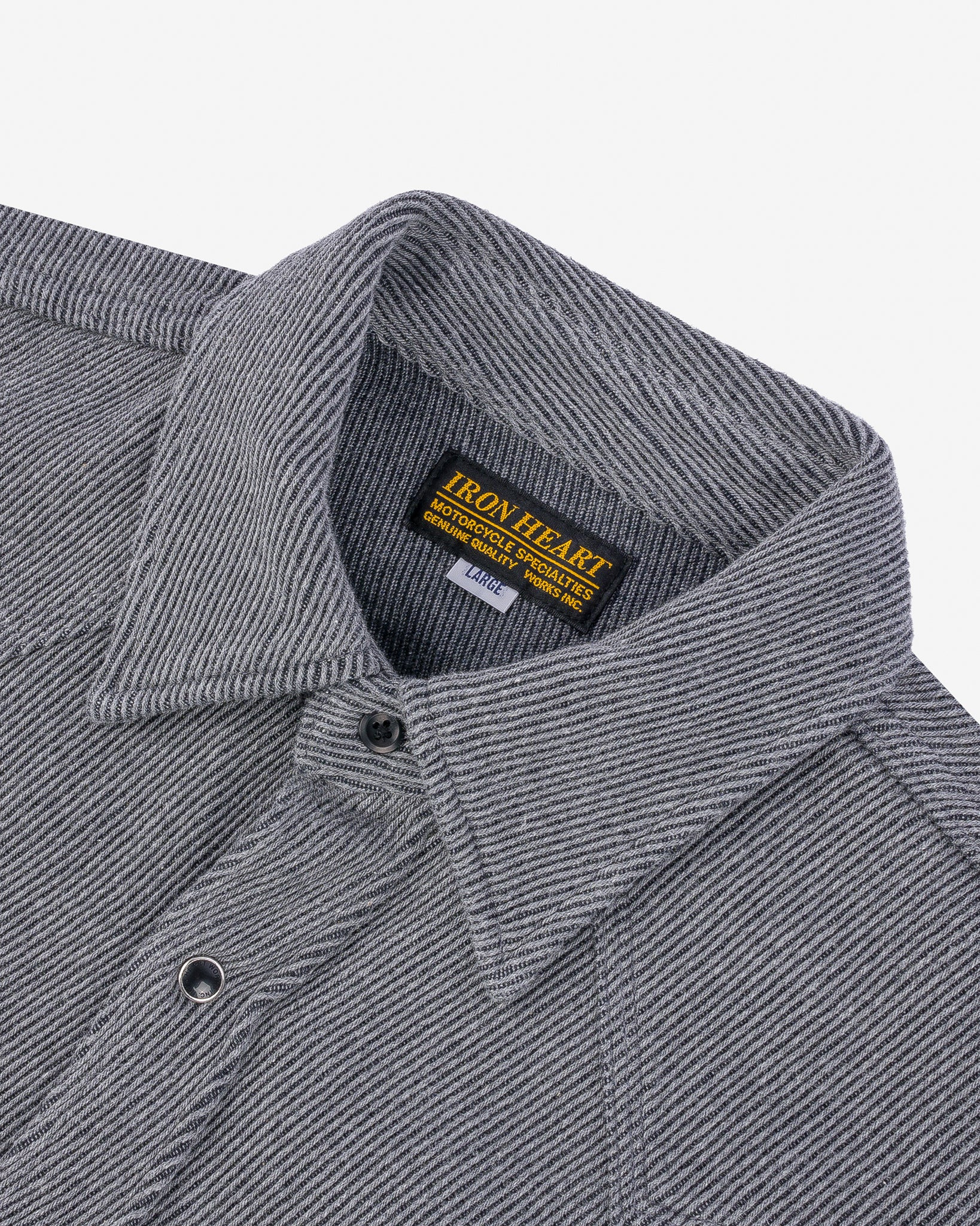 IHSH-254-GRY Kersey Western Shirt - Grey - 6