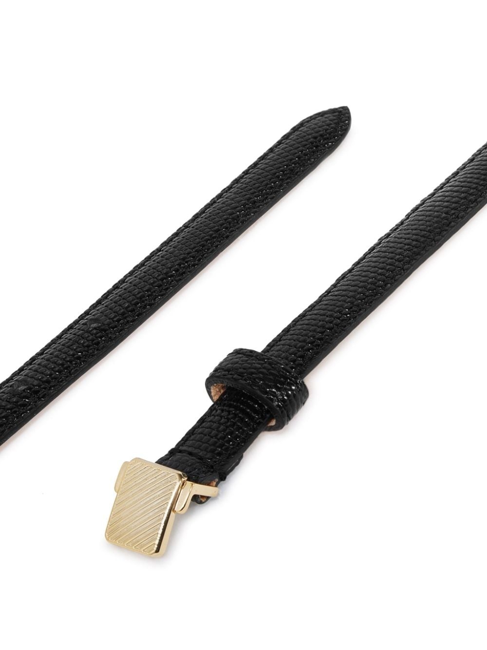 skinny leather belt - 2