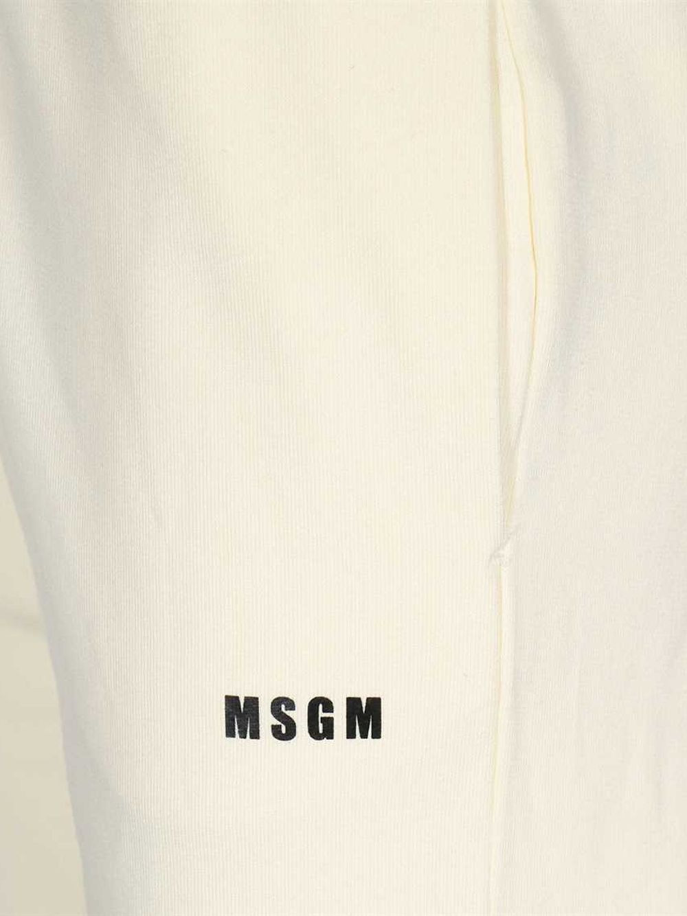 logo-print elasticated-cuff track pants - 3