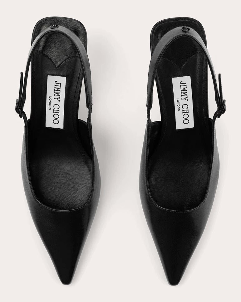 Amel 50 Leather Slingback Pump - 6