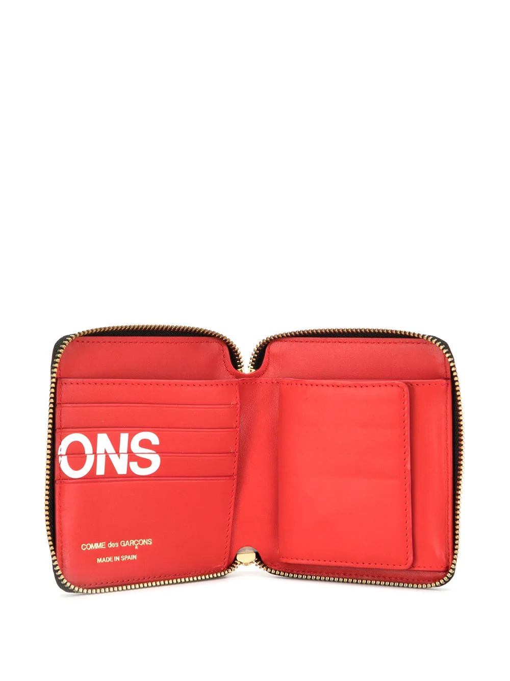 logo zipped wallet - 3