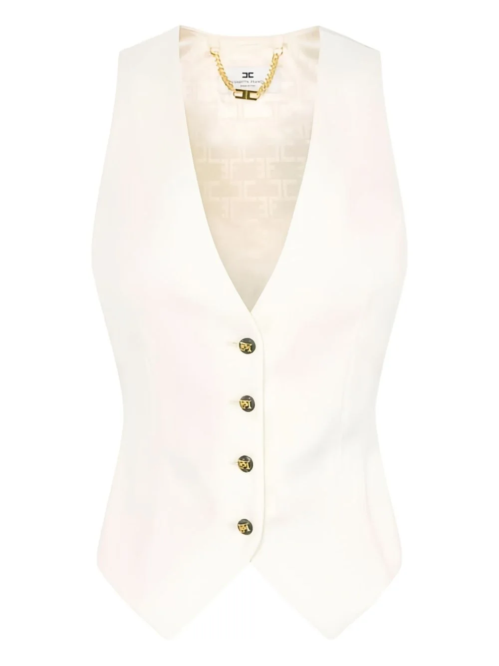 elasticated waistcoat - 1