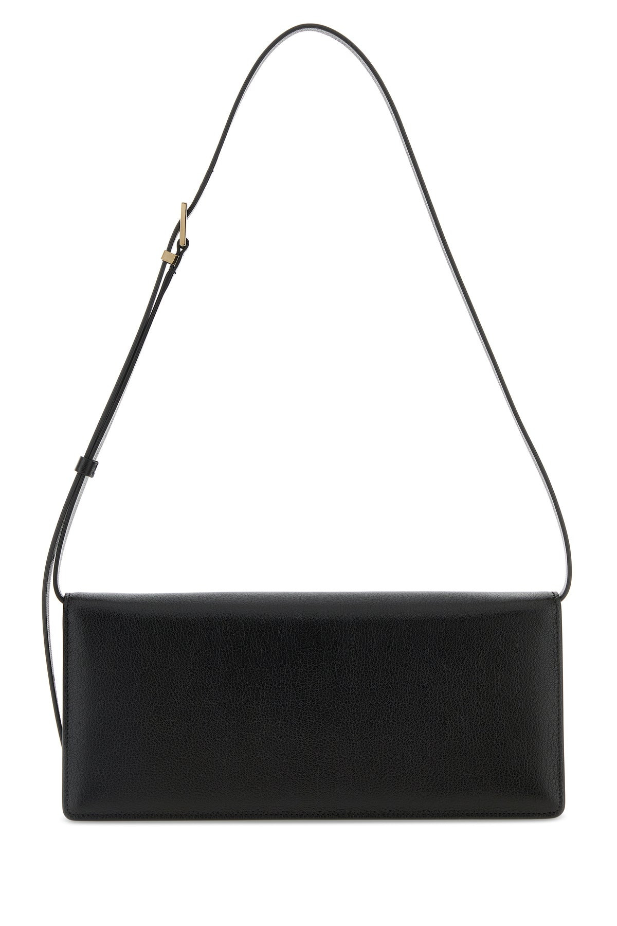 Black leather crossbody bag - 3