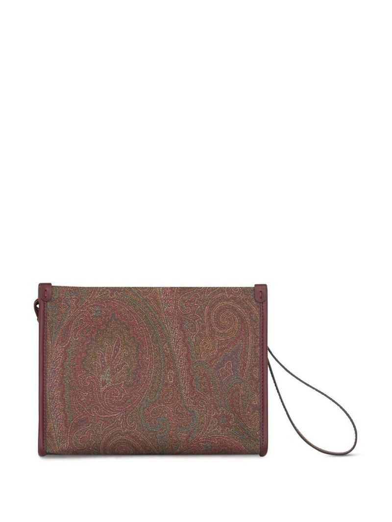 paisley-print logo wallet 3