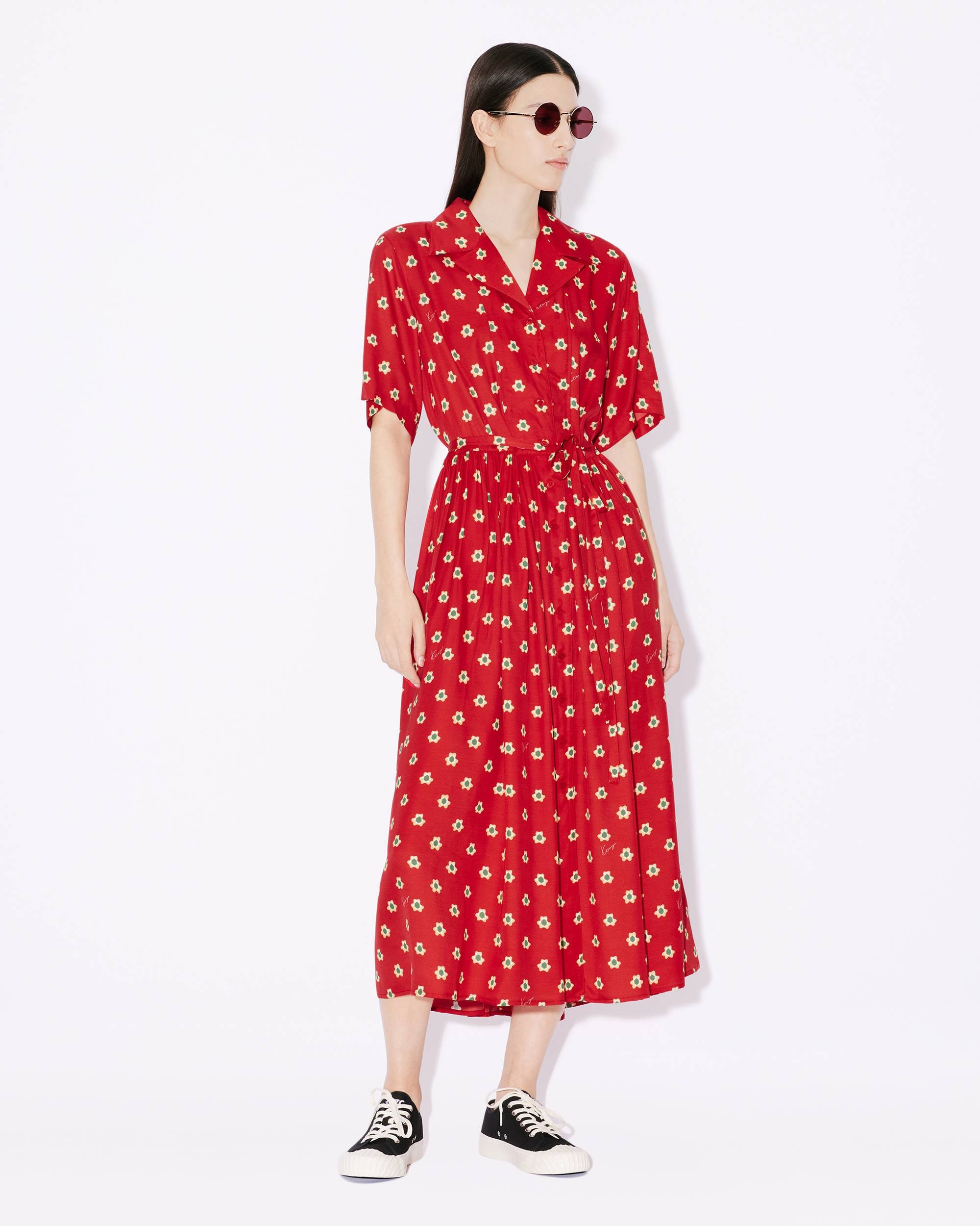 KENZO Teddy Flower long dress - 3
