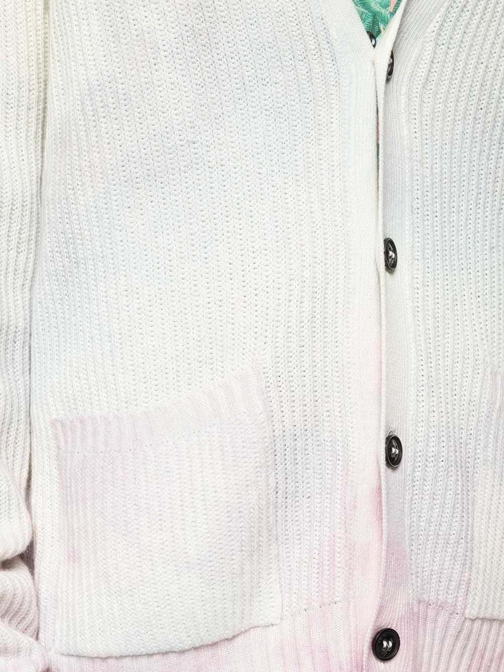 watercolour cashmere cardigan - 5