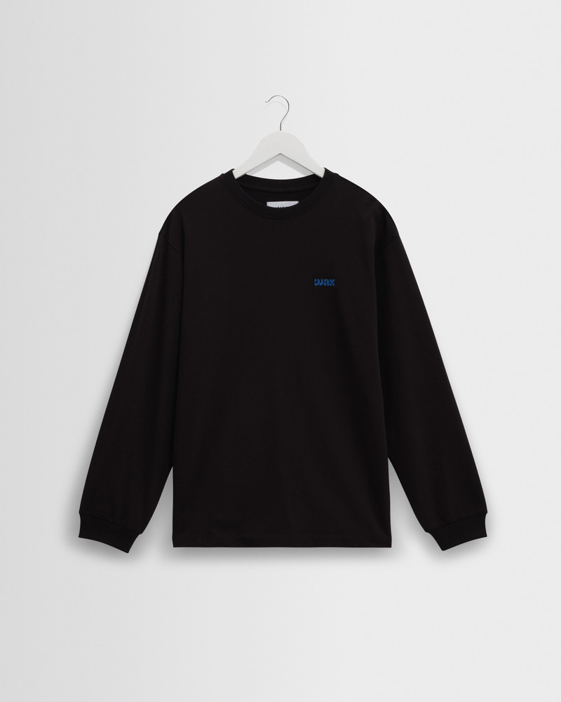 Hayden - Black And Blue 90s Doodle Graphic Cotton T-Shirt 7