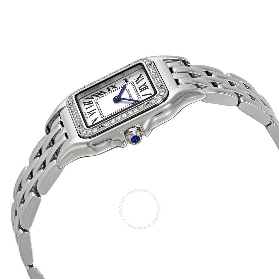 Cartier Panthere Medium Diamond Silver Dial Ladies Watch W4PN0008 - 2