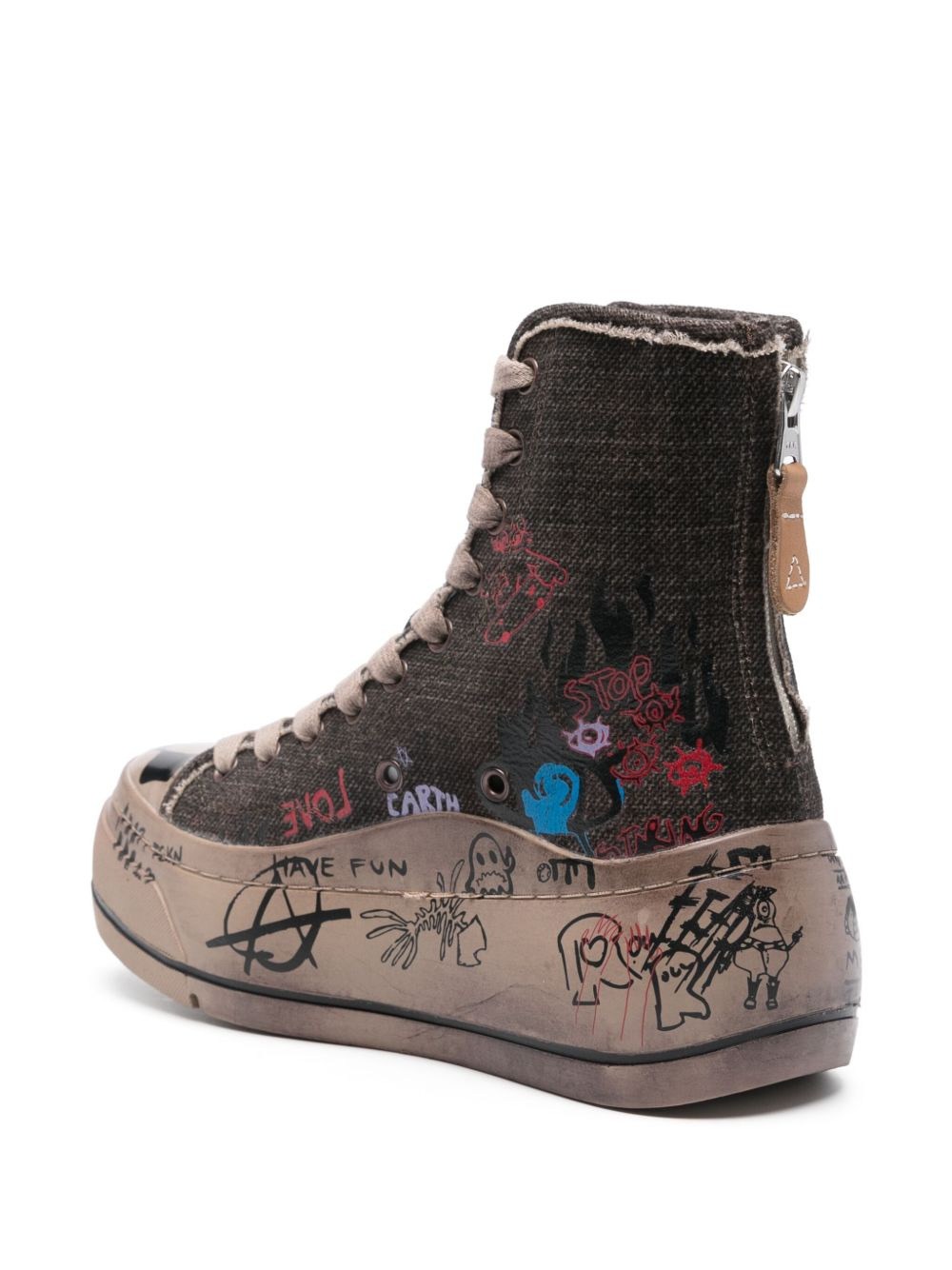 high-top platform trainers - 3