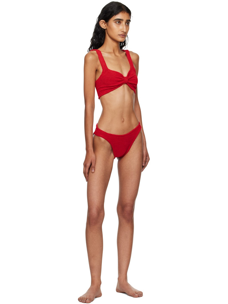 Hunza G Red Bonnie Bikini outlook