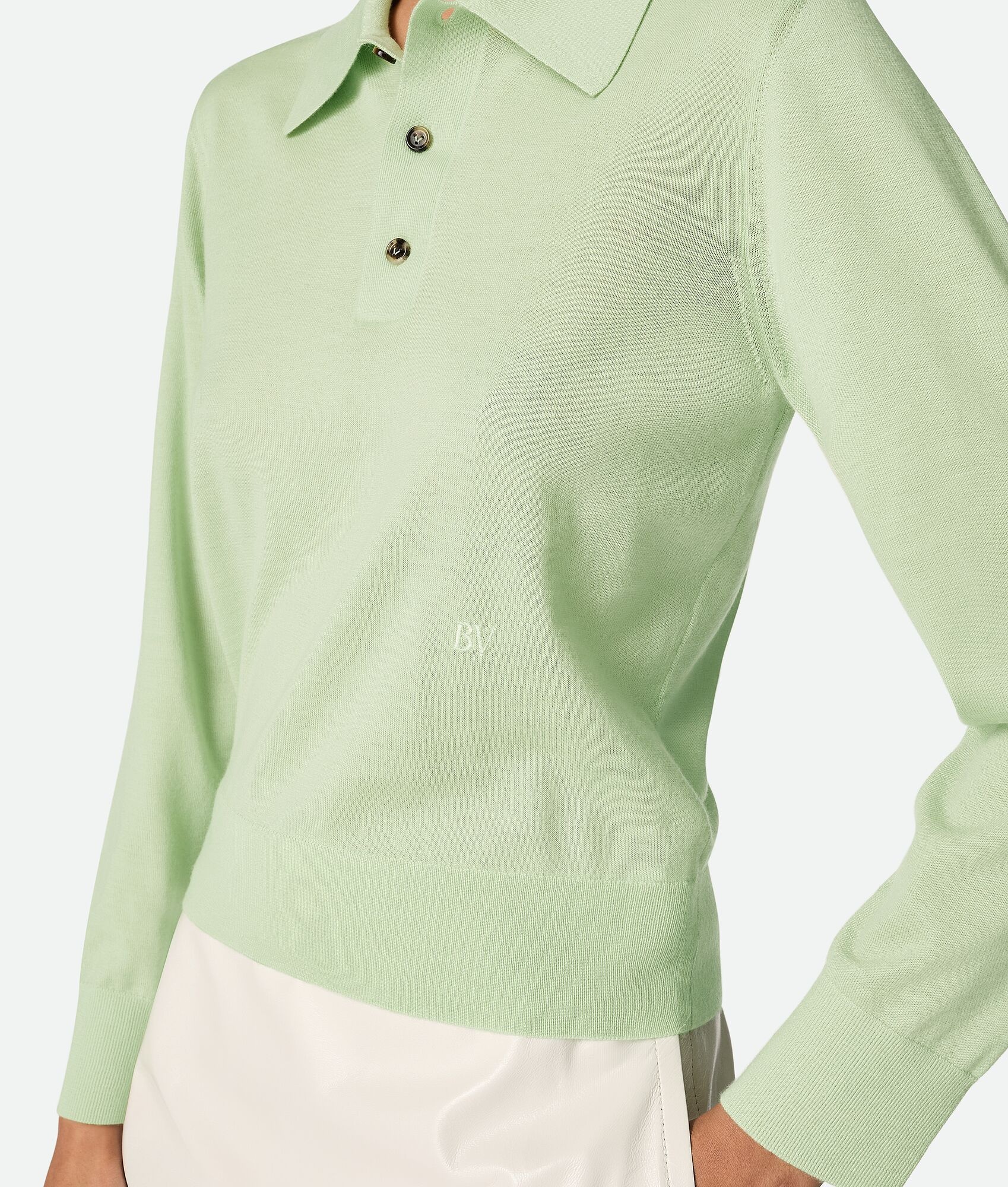 Light Fine Cashmere Polo - 5