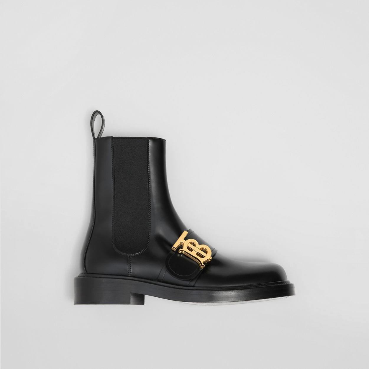 Monogram Motif Leather Chelsea Boots - 6