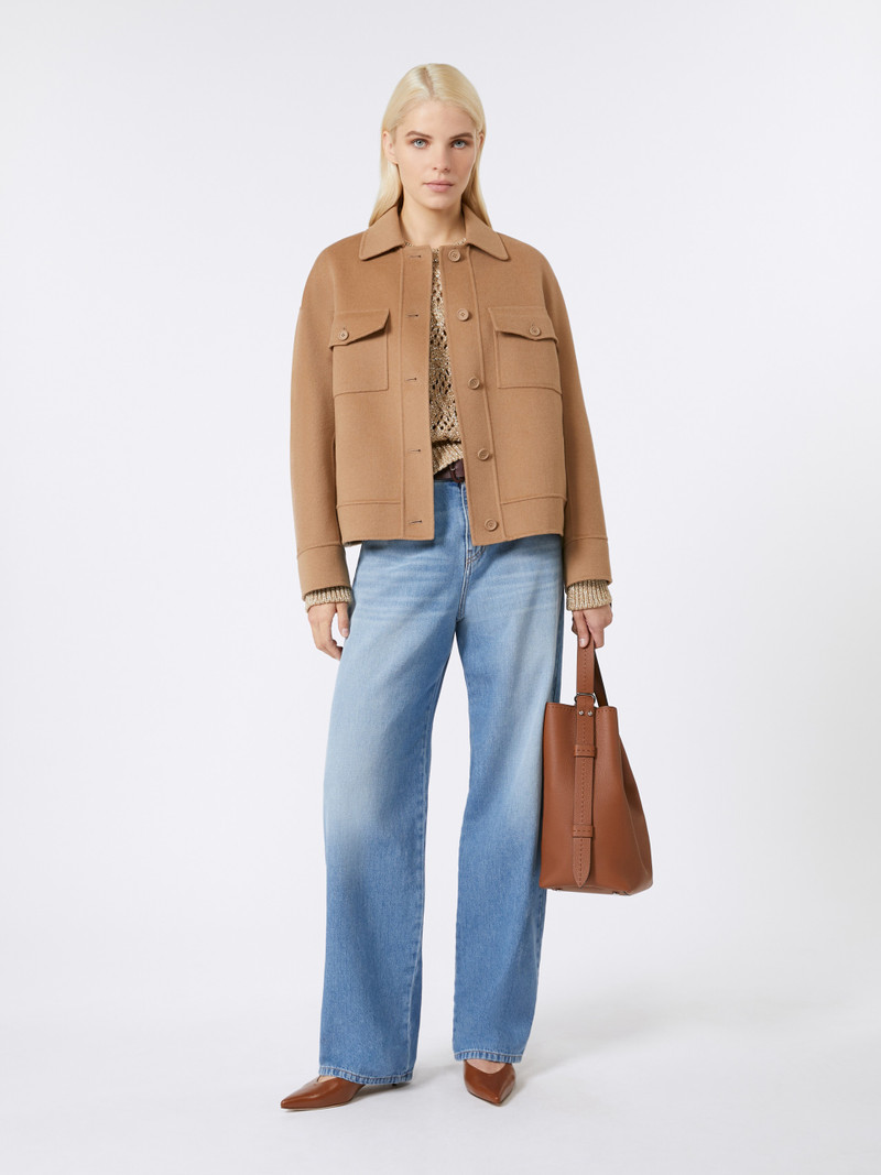 Max Mara ZAGARA Oversized denim jeans outlook