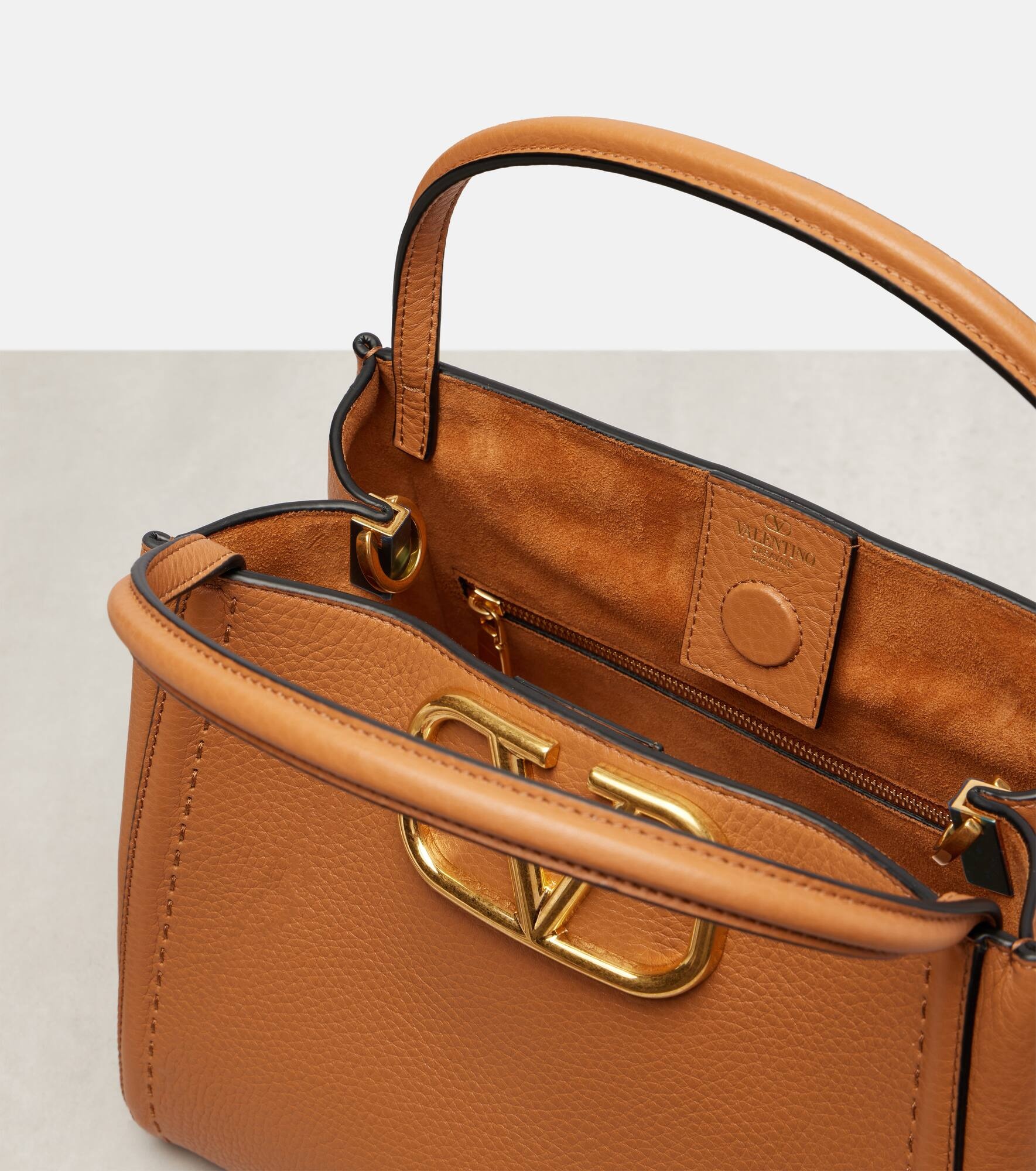 Alltime Medium leather tote bag - 3