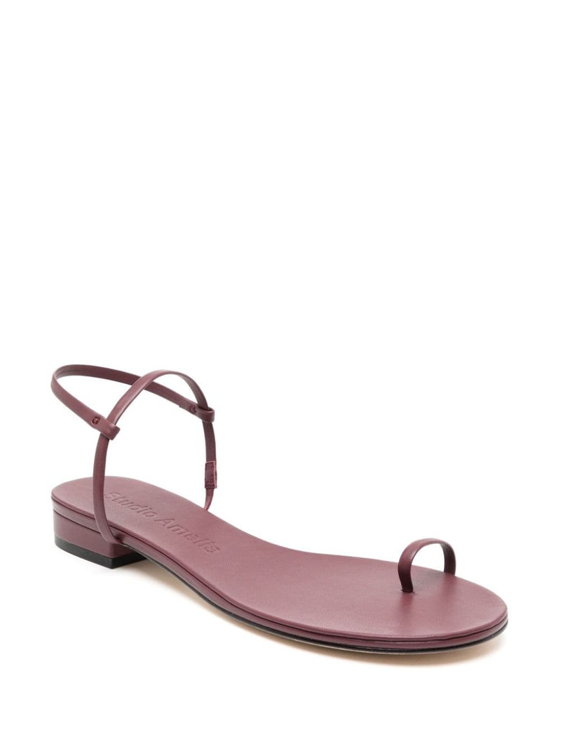 Studio Amelia Edith flat leather sandals outlook