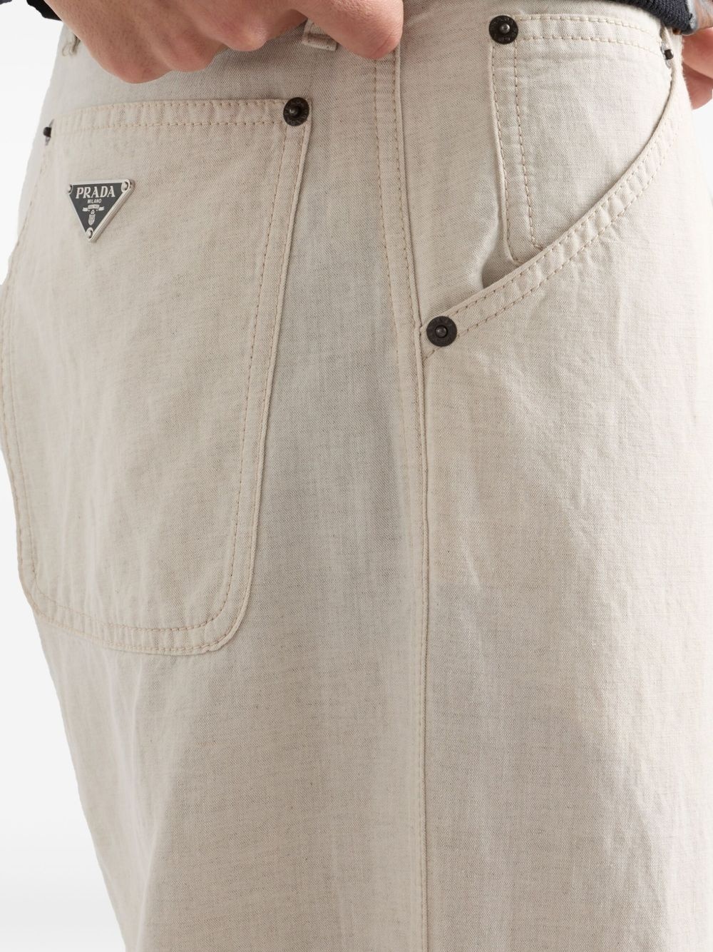 Chambray pants - 5