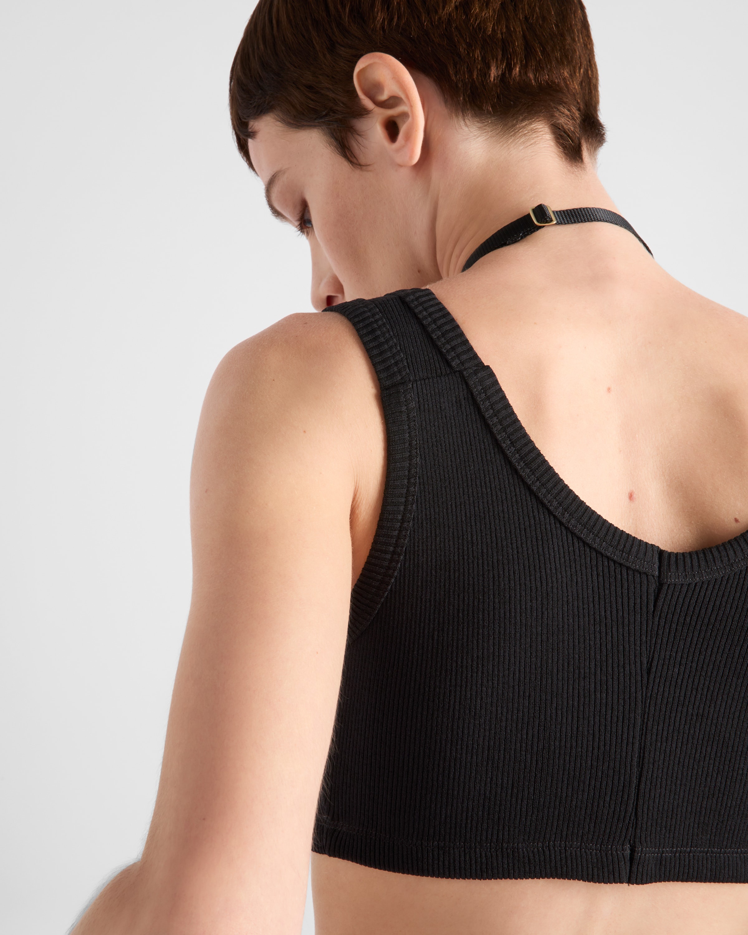 Ribbed jersey tank top - 4