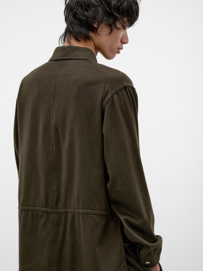 Green Cashmere Work Jacket 4