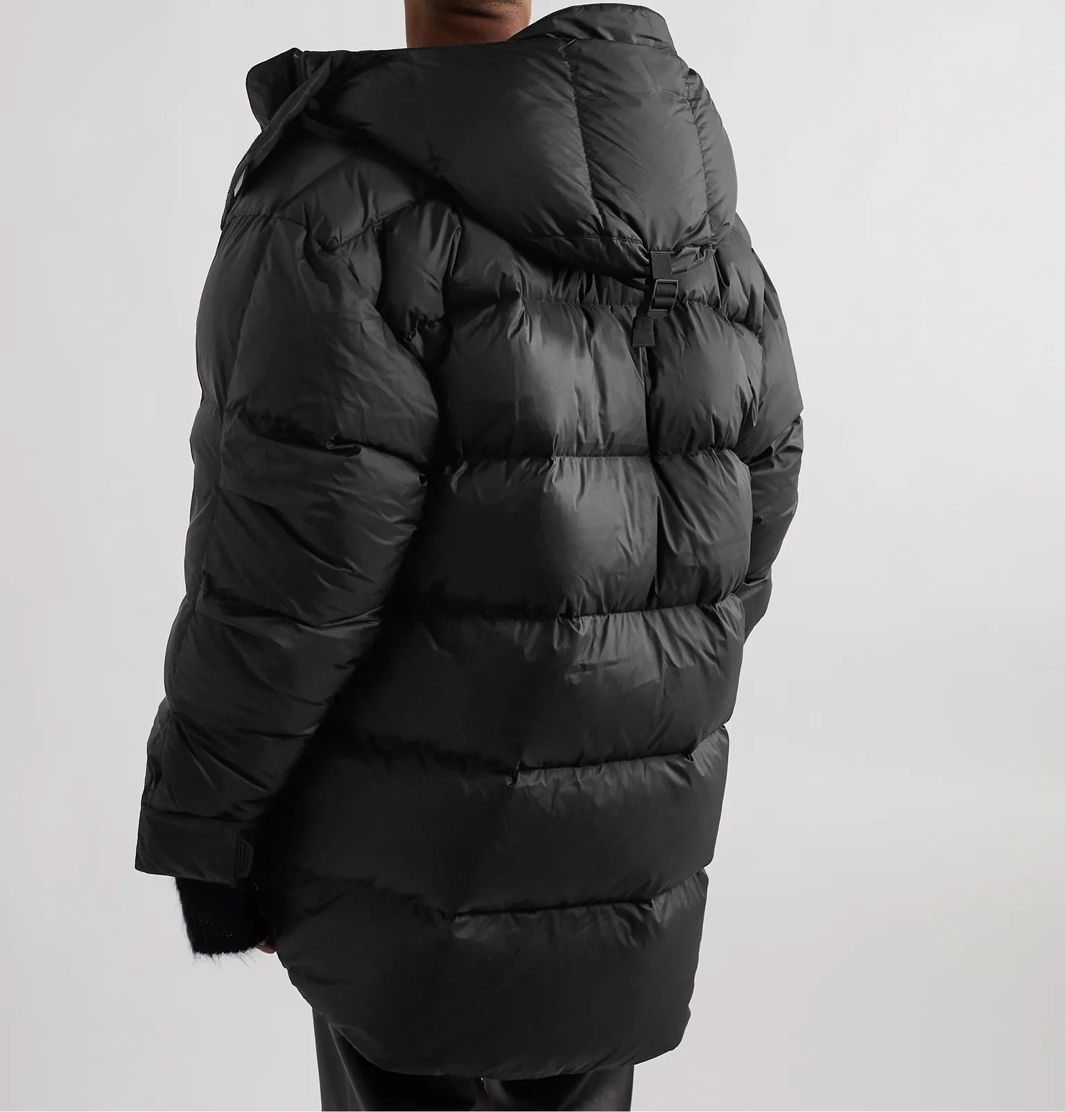 Osiris Oversized Quilted Nylon Hooded Down Jacket - 4