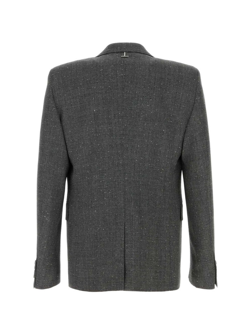 Alexander McQueen checked blazer outlook